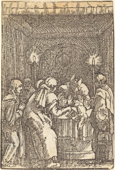 ヨアヒムの捧げ物は拒否されました 作： Albrecht Altdorfer