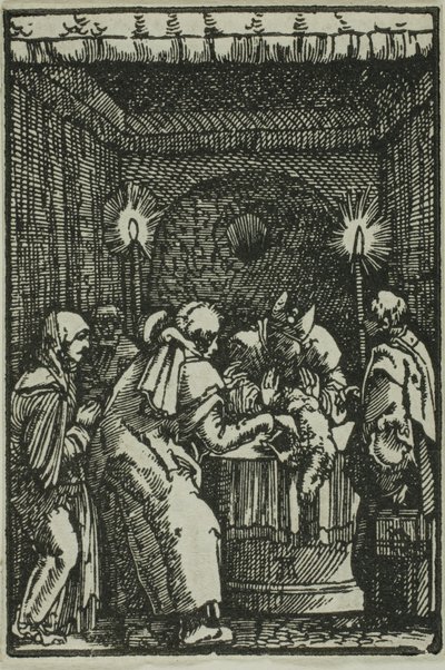 人間の堕落と贖罪』より「拒まれたヨアキムの捧げ物 作： Albrecht Altdorfer