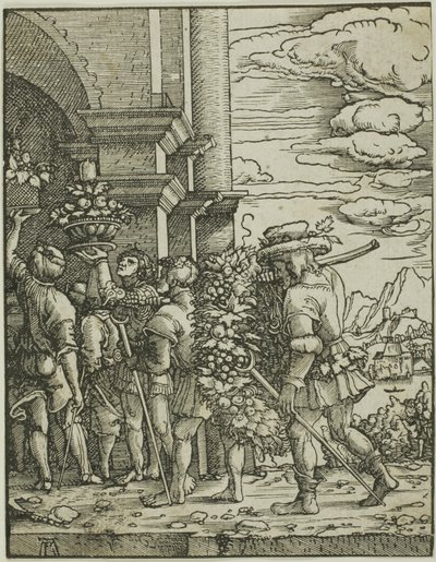 ジョシュアとカレブ 作： Albrecht Altdorfer