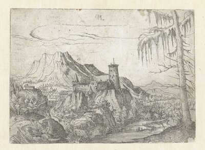 大きな城のある風景 作： Albrecht Altdorfer