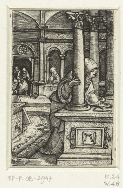 メアリーはシナゴーグで息子を探す 作： Albrecht Altdorfer