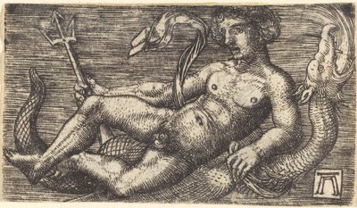 海の怪物のネプチューン 作： Albrecht Altdorfer