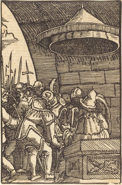 手を洗うピラト 作： Albrecht Altdorfer