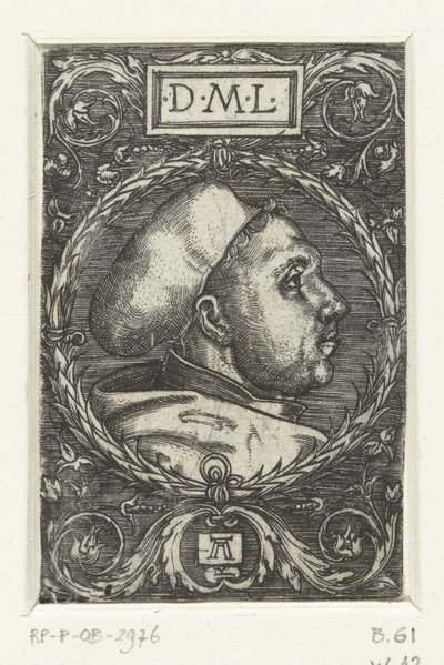 マルティン・ルターの肖像 作： Albrecht Altdorfer
