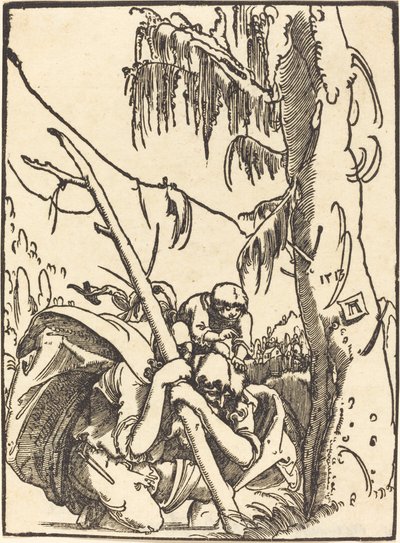 聖クリストファー 作： Albrecht Altdorfer