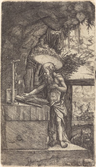 サン・ジェローム・レディング 作： Albrecht Altdorfer