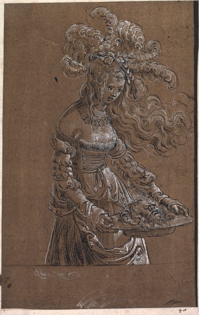 洗礼者聖ヨハネの首を持つサロメ 作： Albrecht Altdorfer