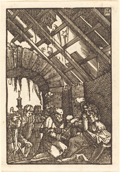 魔術師の崇拝 作： Albrecht Altdorfer