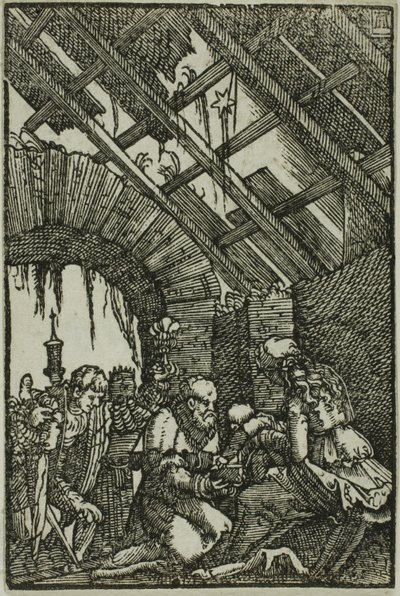 「人間の堕落と贖い」より「賢者の崇拝」 作： Albrecht Altdorfer