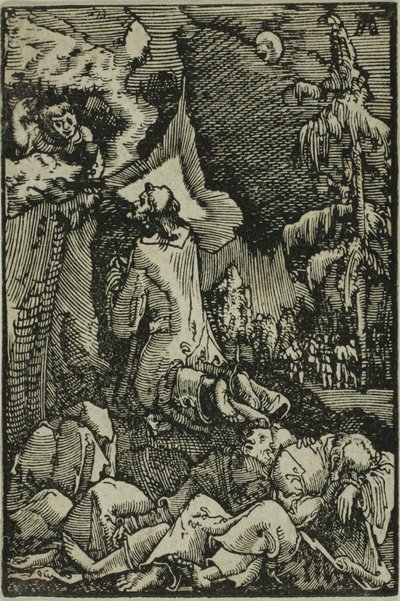 『人間の堕落と償還』より「庭の苦しみ」 作： Albrecht Altdorfer