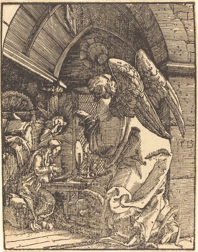受胎告知 作： Albrecht Altdorfer
