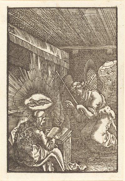受胎告知 作： Albrecht Altdorfer