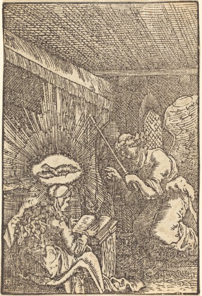 受胎告知 作： Albrecht Altdorfer