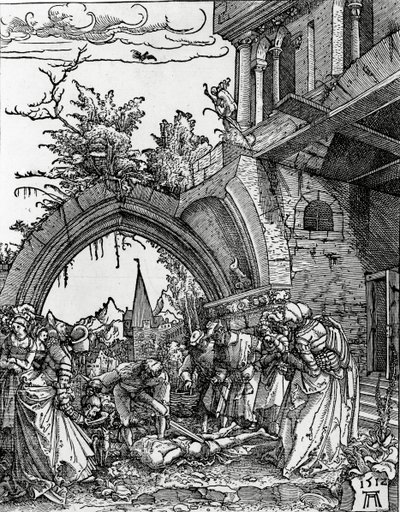 洗礼者ヨハネの斬首シーン 作： Albrecht Altdorfer