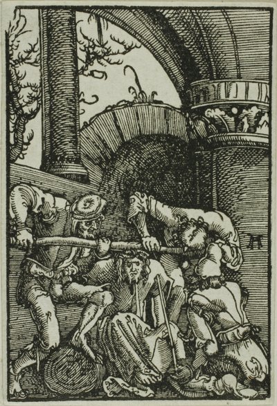 『人間の堕落と贖い』より、いばらの冠 作： Albrecht Altdorfer