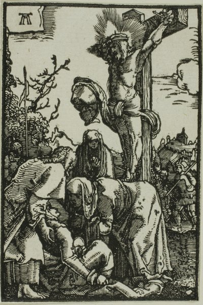 磔刑、『人間の堕落と贖い』より 作： Albrecht Altdorfer