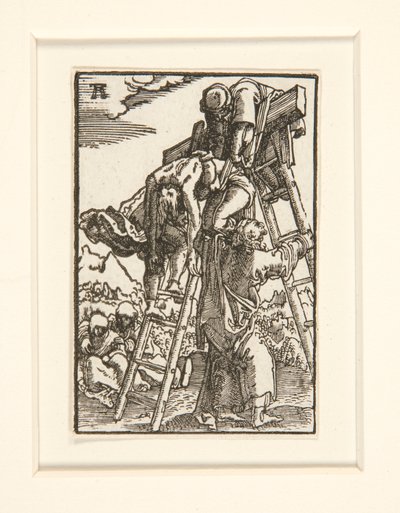 十字架からの降下、シリーズ「人間の堕落と贖い」より 作： Albrecht Altdorfer