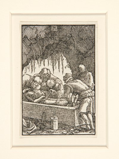 キリストの埋葬、シリーズ「人間の堕落と贖い」より 作： Albrecht Altdorfer