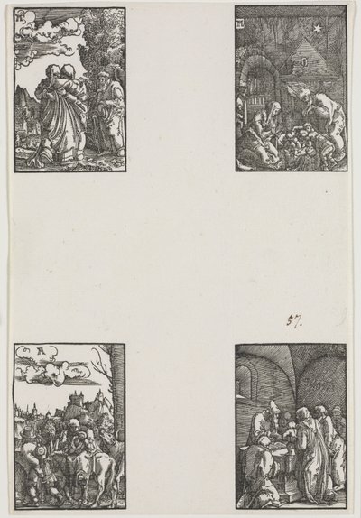 人間の堕落と贖い 作： Albrecht Altdorfer