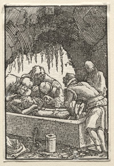 人間の堕落と贖い：キリストの埋葬 作： Albrecht Altdorfer