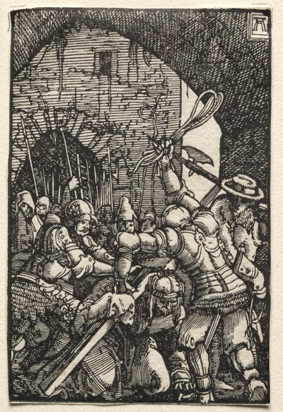 人間の堕落と贖い：十字架を背負ったキリスト 作： Albrecht Altdorfer