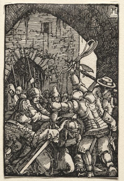 人の堕落と贖い：十字架を負うキリスト、c。 1515。 作： Albrecht Altdorfer