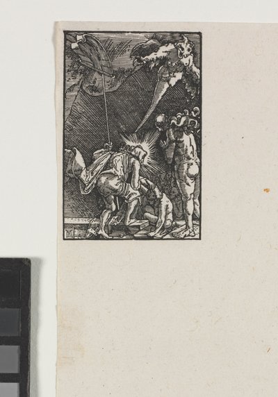 人間の堕落と贖い: 地獄に降臨するキリスト 作： Albrecht Altdorfer