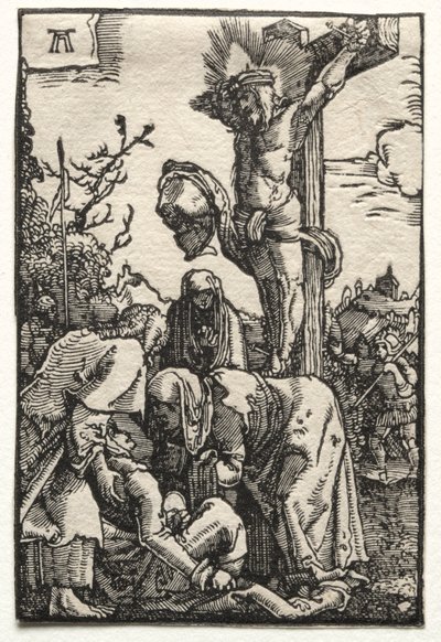 人の堕落と贖い：十字架上のキリスト、c。 1515。 作： Albrecht Altdorfer