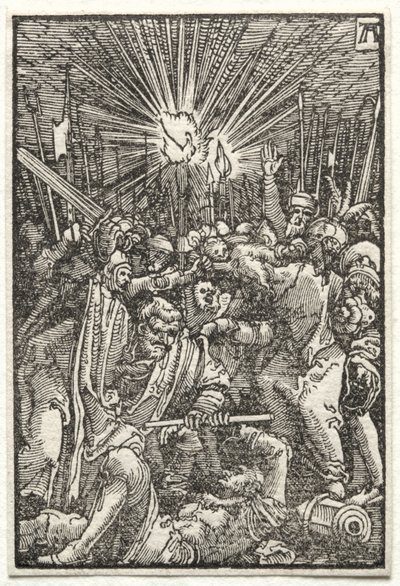 人間の堕落と贖い：捕らえられたキリスト 作： Albrecht Altdorfer