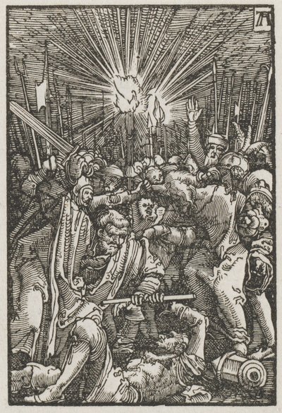 人間の堕落と贖い：捕らえられたキリスト 作： Albrecht Altdorfer