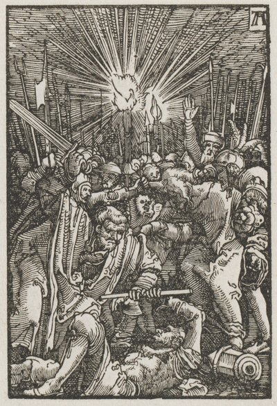 人の堕落と贖い：キリストは捕らえられた、c。 1515。 作： Albrecht Altdorfer