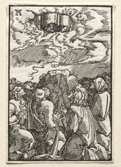 人類の堕落と贖い：昇天c。 1515。 作： Albrecht Altdorfer