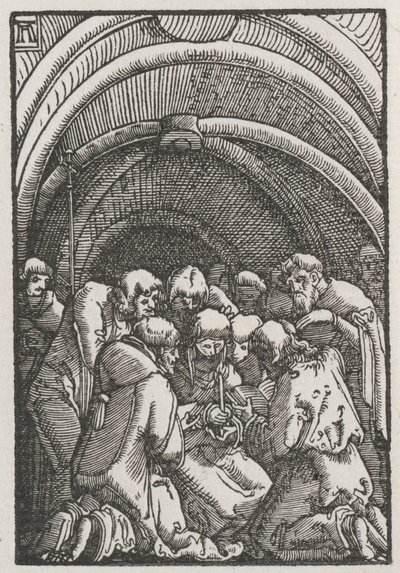 男の堕落と贖い：聖母の死、c。 1515。 作： Albrecht Altdorfer