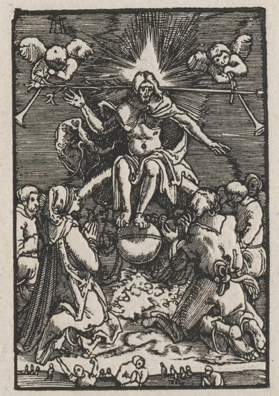 人間の堕落と贖い：最後の審判 作： Albrecht Altdorfer
