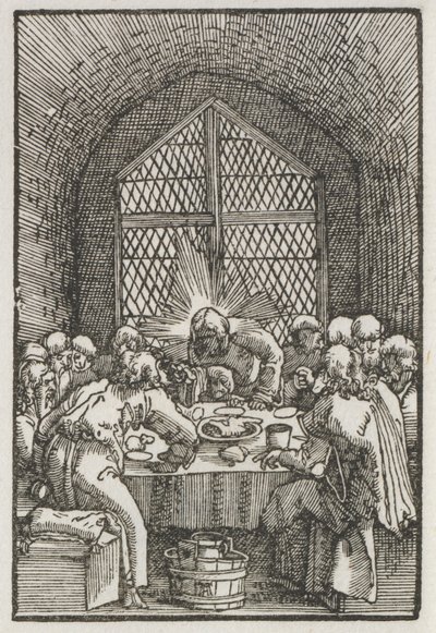 人間の堕落と償還: 最後の晩餐 作： Albrecht Altdorfer