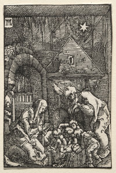 人の堕落と贖い：キリスト降誕、c。 1515。 作： Albrecht Altdorfer