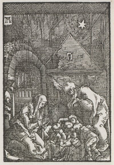 人の堕落と贖い：キリスト降誕、c。 1515。 作： Albrecht Altdorfer