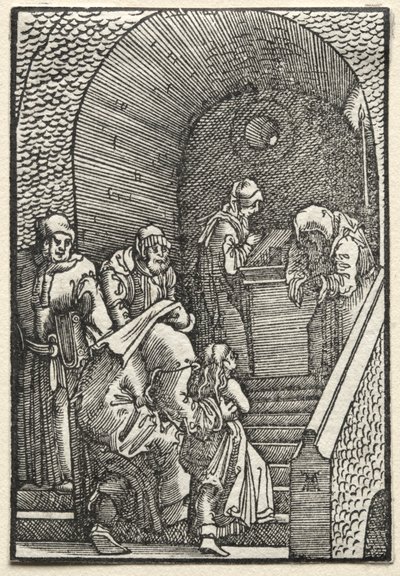 人間の堕落と贖い：神殿での聖母の奉納 作： Albrecht Altdorfer