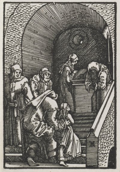 人間の堕落と贖い：神殿での聖母の奉納 作： Albrecht Altdorfer