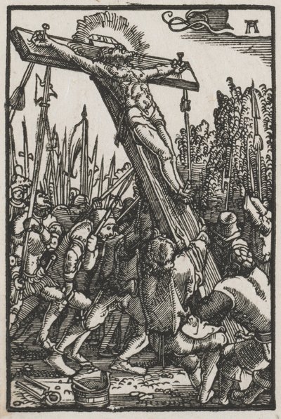 男の堕落と贖い：十字架の復活、c。 1515。 作： Albrecht Altdorfer