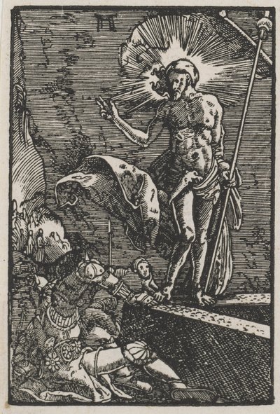 人間の堕落と贖い: 復活 作： Albrecht Altdorfer