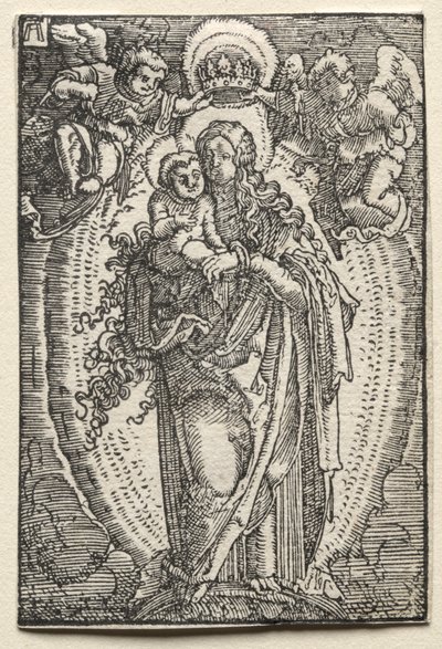 人間の堕落と償還: 天国の女王としての聖母 作： Albrecht Altdorfer