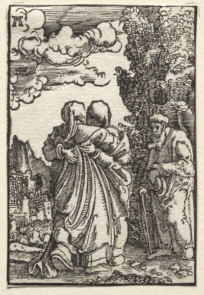 人間の堕落と贖い：訪問 作： Albrecht Altdorfer