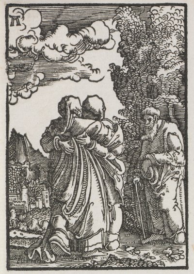 人間の堕落と贖い：訪問 作： Albrecht Altdorfer