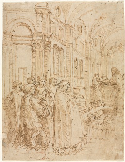 聖ステパノの葬式 作： Albrecht Altdorfer