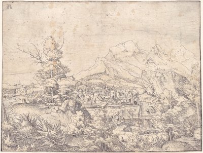 水車小屋のある大景観 作： Albrecht Altdorfer