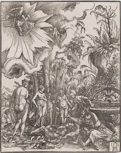 1511年、「パリの審判」。 作： Albrecht Altdorfer