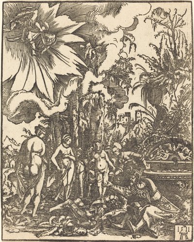 パリの審判 作： Albrecht Altdorfer