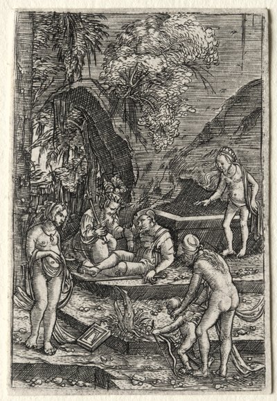 パリの判決、1511年。 作： Albrecht Altdorfer