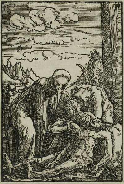『人間の堕落と贖い』より「聖母の嘆き」 作： Albrecht Altdorfer